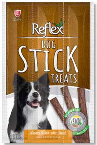 REFLEX - Reflex Stick Biftekli Köpek Ödül Çubuğu 3x11gr