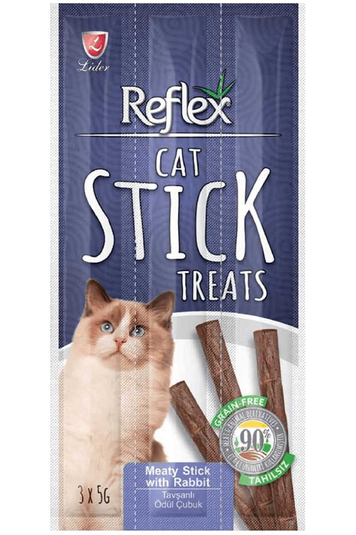 Reflex Stick Tavşan Etli Kedi Ödül Çubuğu 3x5gr