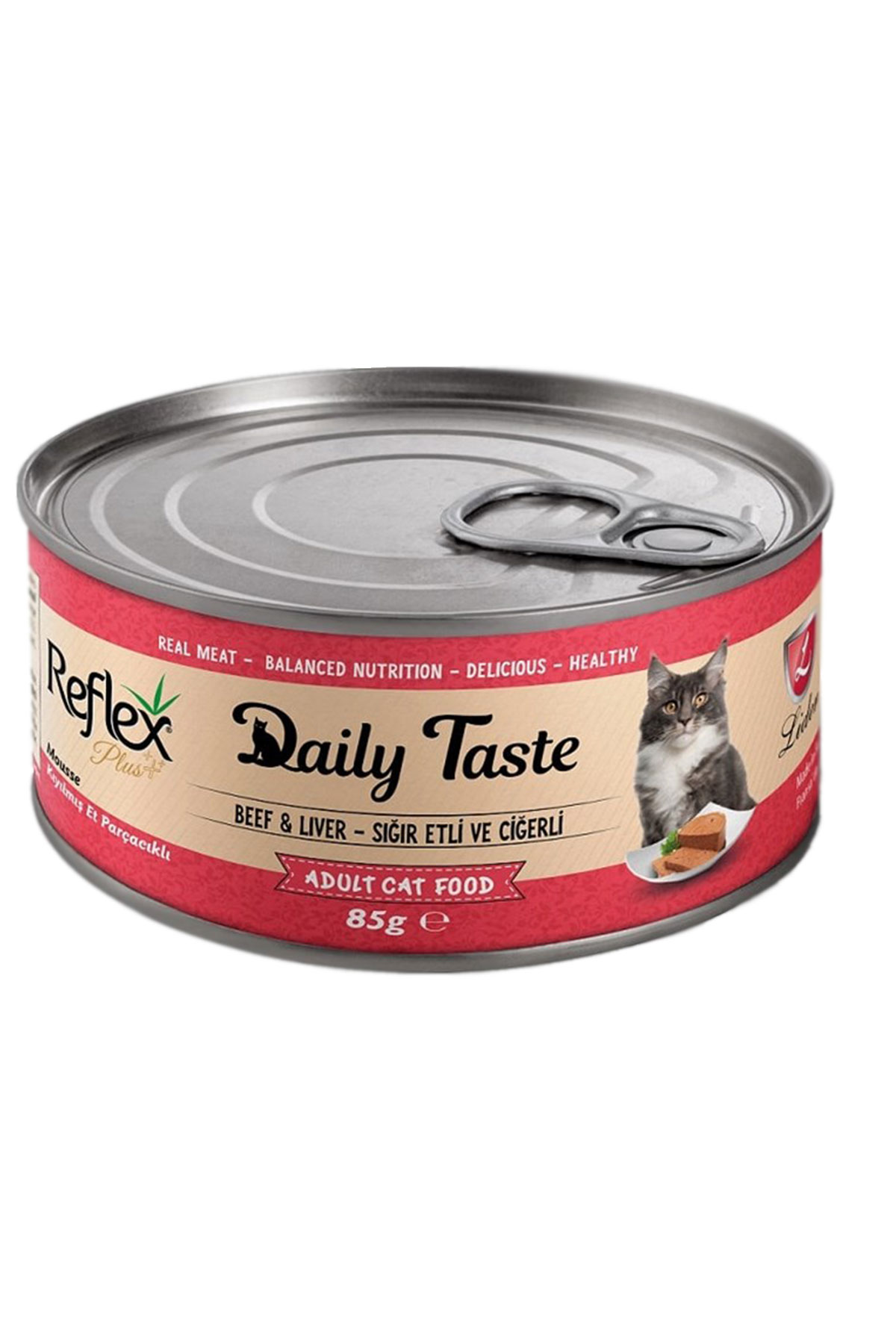 Reflex Daily Taste Biftek ve Ciğerli Mousse Kedi Konservesi 85gr