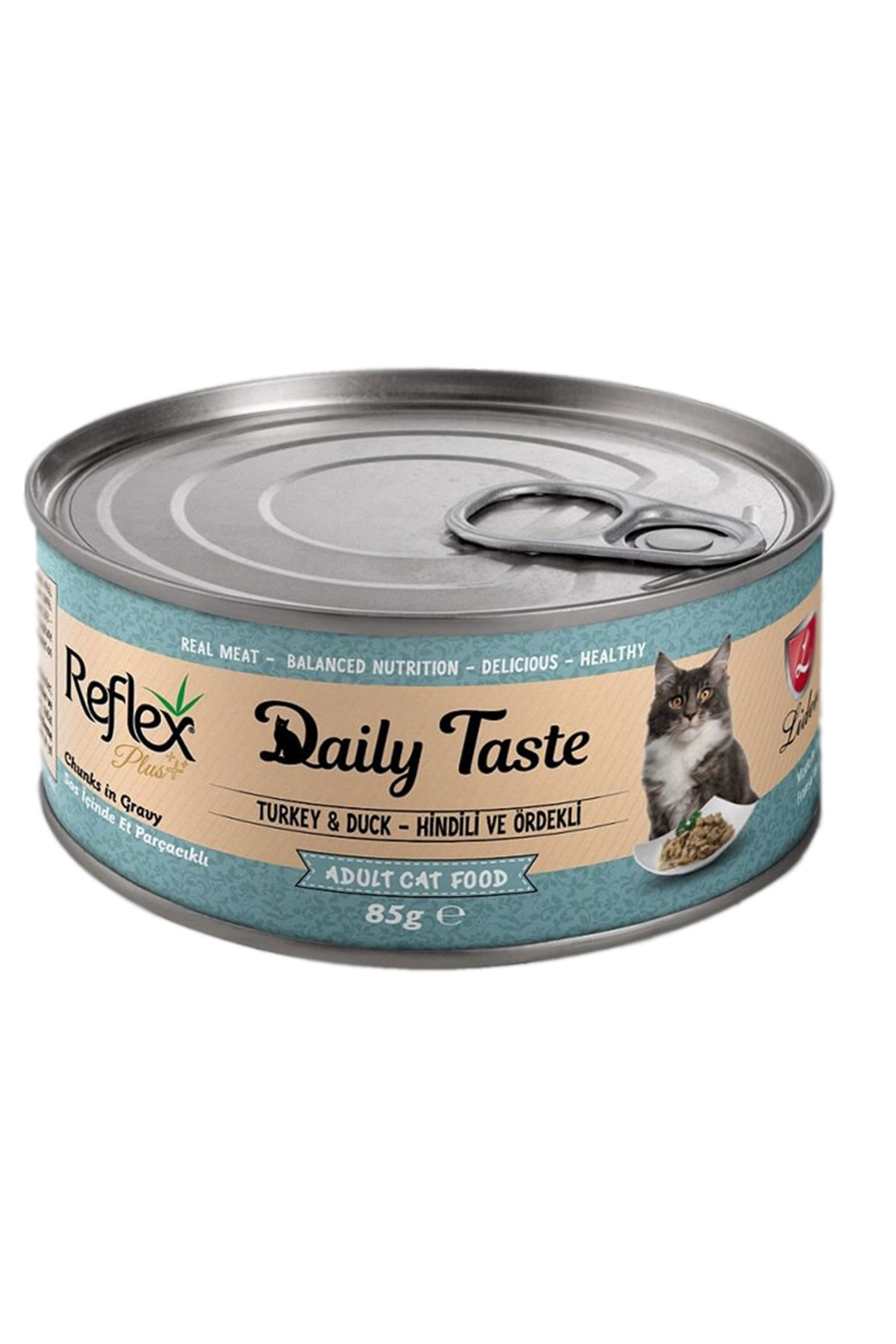 Reflex Daily Taste Hindi Etli ve Ördekli Soslu Kedi Konservesi 85gr