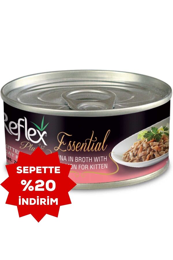 Reflex Plus Kitten Ton Balığı ve Somonlu Yavru Kedi Konservesi 70gr