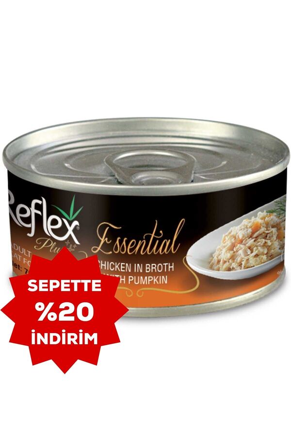 Reflex Plus Tavuk ve Balkabaklı Kedi Konservesi 70gr