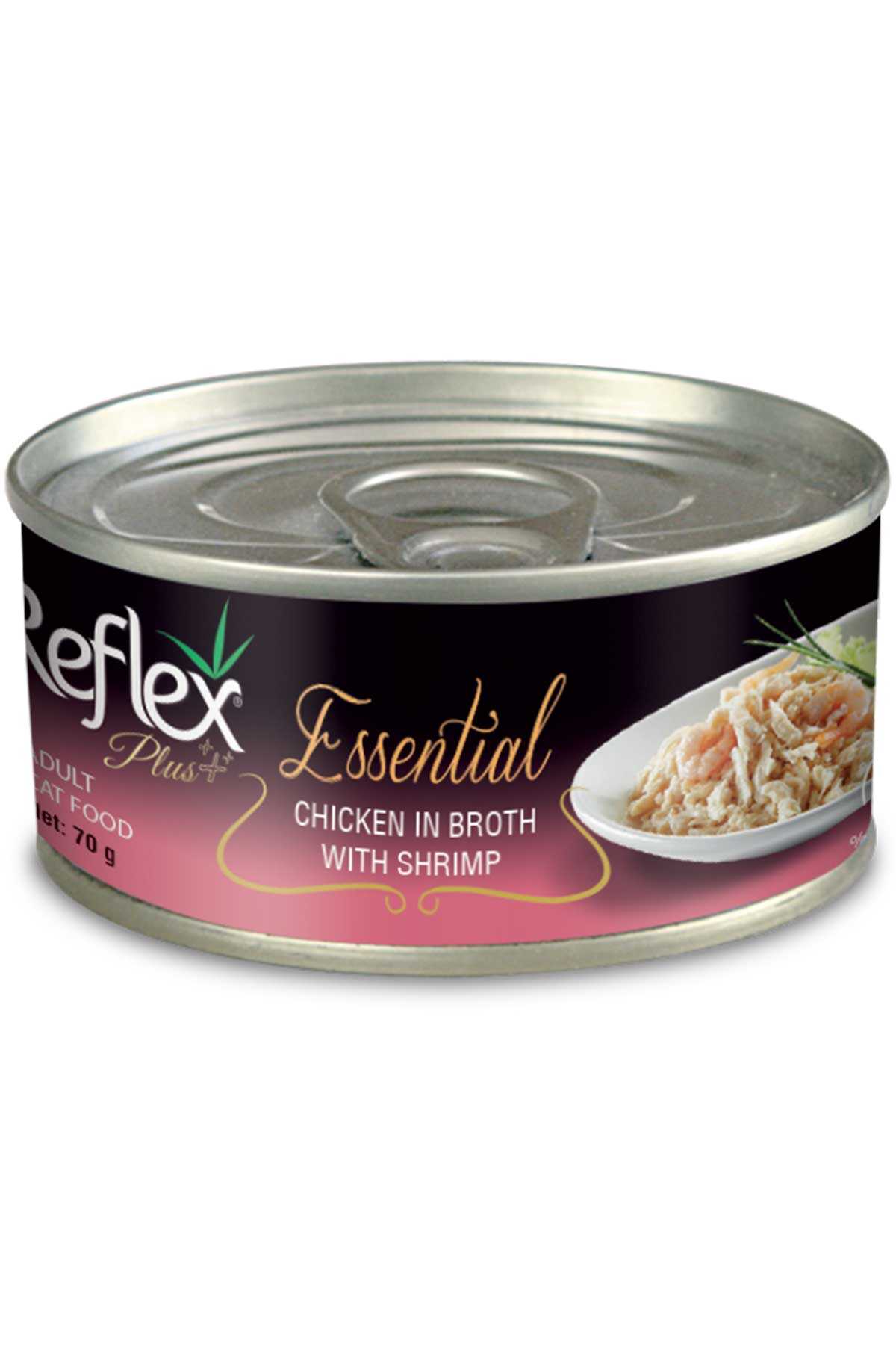 Reflex Plus Tavuk ve Karidesli Kedi Konservesi 70gr