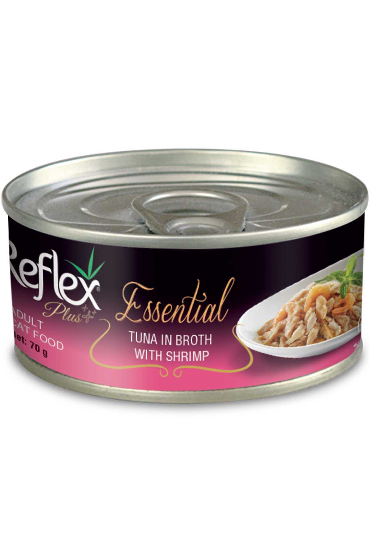 Reflex Plus Ton Balığı ve Karidesli Kedi Yaş Mama Konservesi 70gr