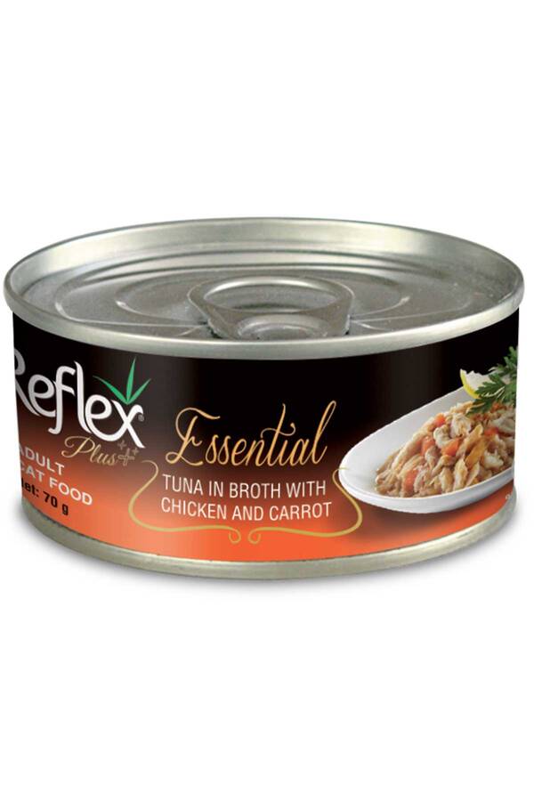 Reflex Plus Ton Balığı Tavuk ve Havuçlu Kedi Konservesi 70gr