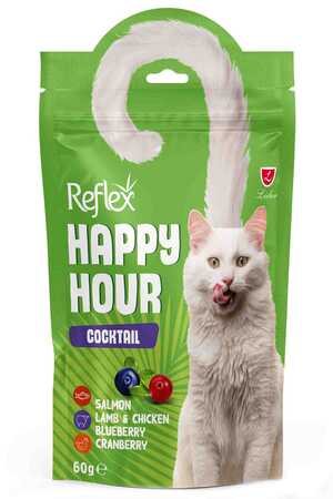 REFLEX - Reflex Happy Hour Kokteyl Kedi Ödül Maması 60gr