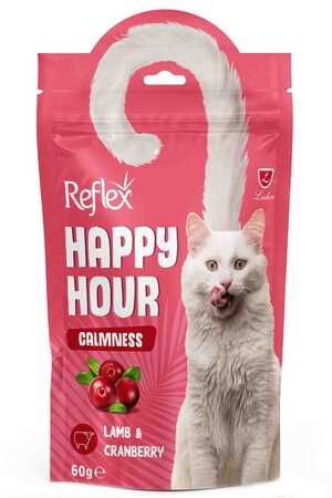 REFLEX - Reflex Happy Hour Sakinleşmeyi Destekleyici Kedi Ödül Maması 60gr