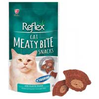 REFLEX - Reflex Meaty Bite Ördekli Peynirli Kedi Ödül Maması 40gr