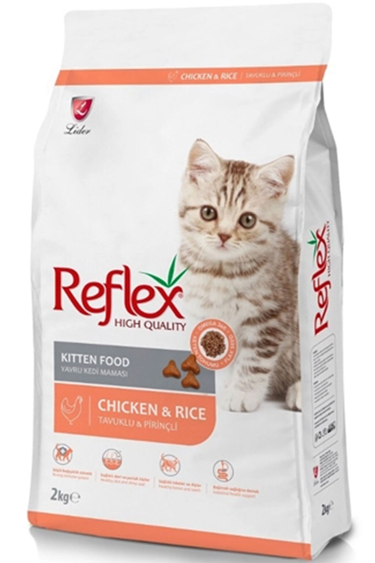 Reflex Kitten Tavuklu Yavru Kedi Maması 2kg