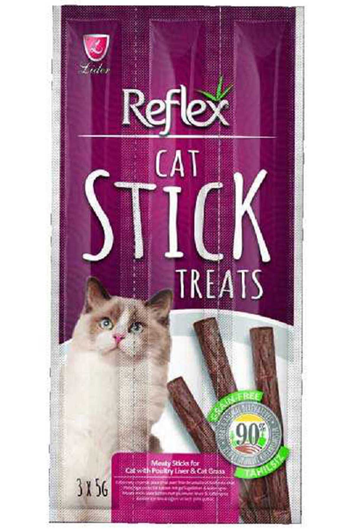 Reflex Stick Kümes Hayvanı Ciğerli Kedi Ödül Çubuğu 3x5gr