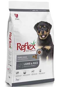 Reflex Puppy Kuzu Eti ve Pirinçli Yavru Köpek Maması 3kg - Thumbnail