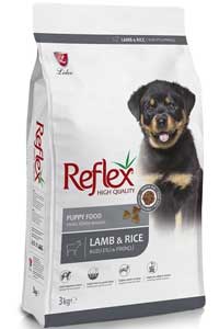 REFLEX - Reflex Puppy Kuzu Eti ve Pirinçli Yavru Köpek Maması 3kg