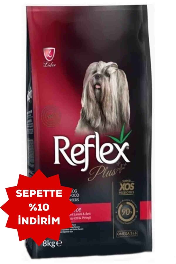 Reflex Plus Kuzu Etli Pirinçli Küçük Irk Köpek Maması 8kg