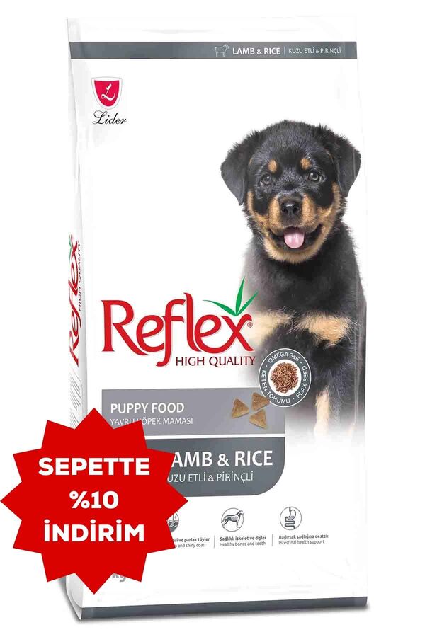 Reflex Kuzu Etli & Pirinçli Yavru Köpek Maması 10kg