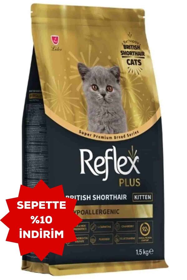 Reflex Plus British Shorthair Yavru Kedi Maması 1,5kg