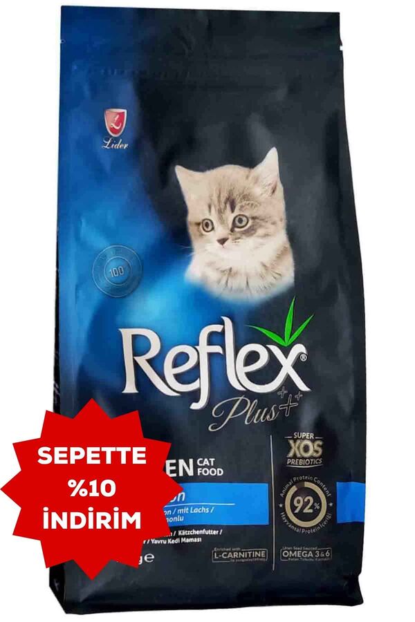 Reflex Plus Kitten Somonlu Yavru Kedi Maması 1,5kg
