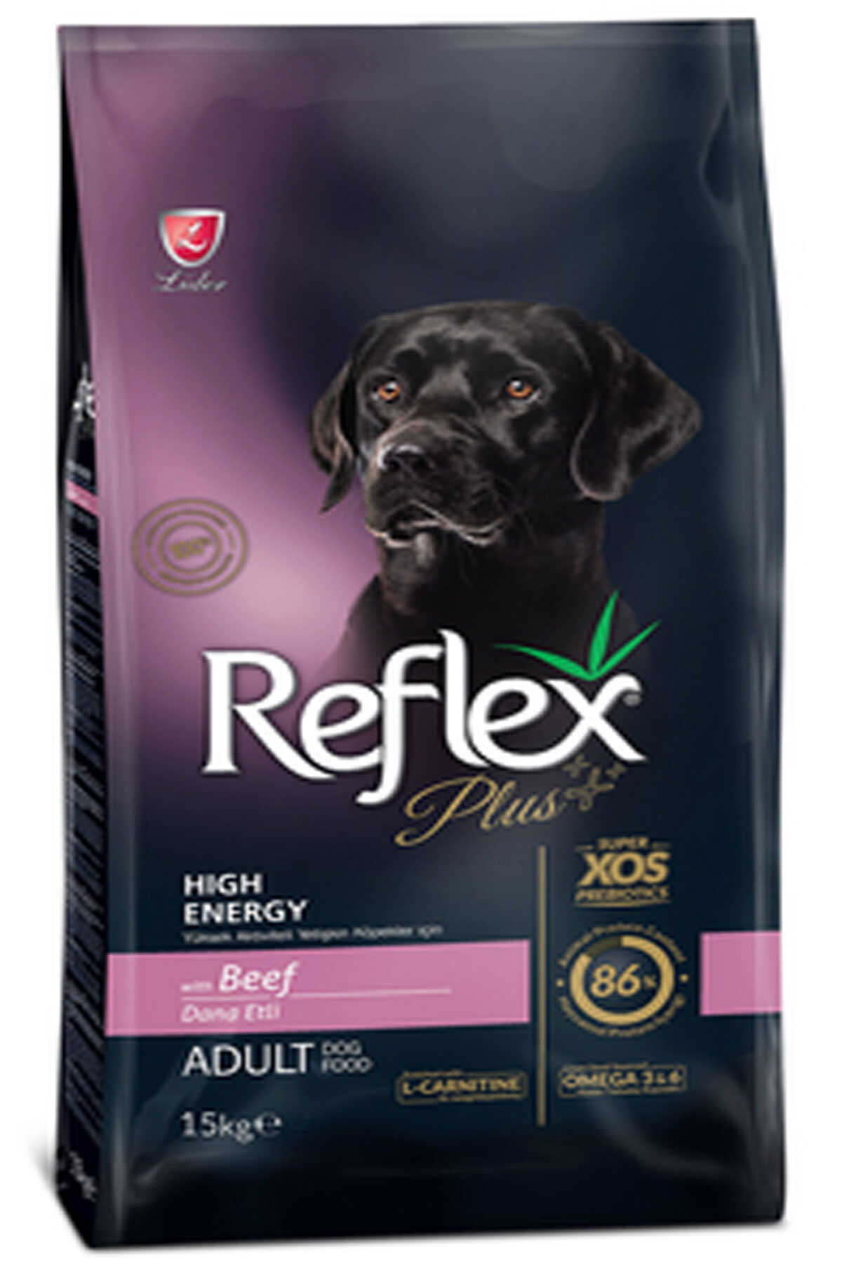 Reflex Plus Dana Etli Yüksek Aktiviteli Köpek Maması 15kg