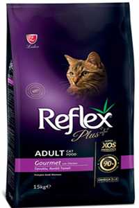 REFLEX - Reflex Plus Gourmet Tavuklu Renkli Taneli Yetişkin Kedi Maması 15kg