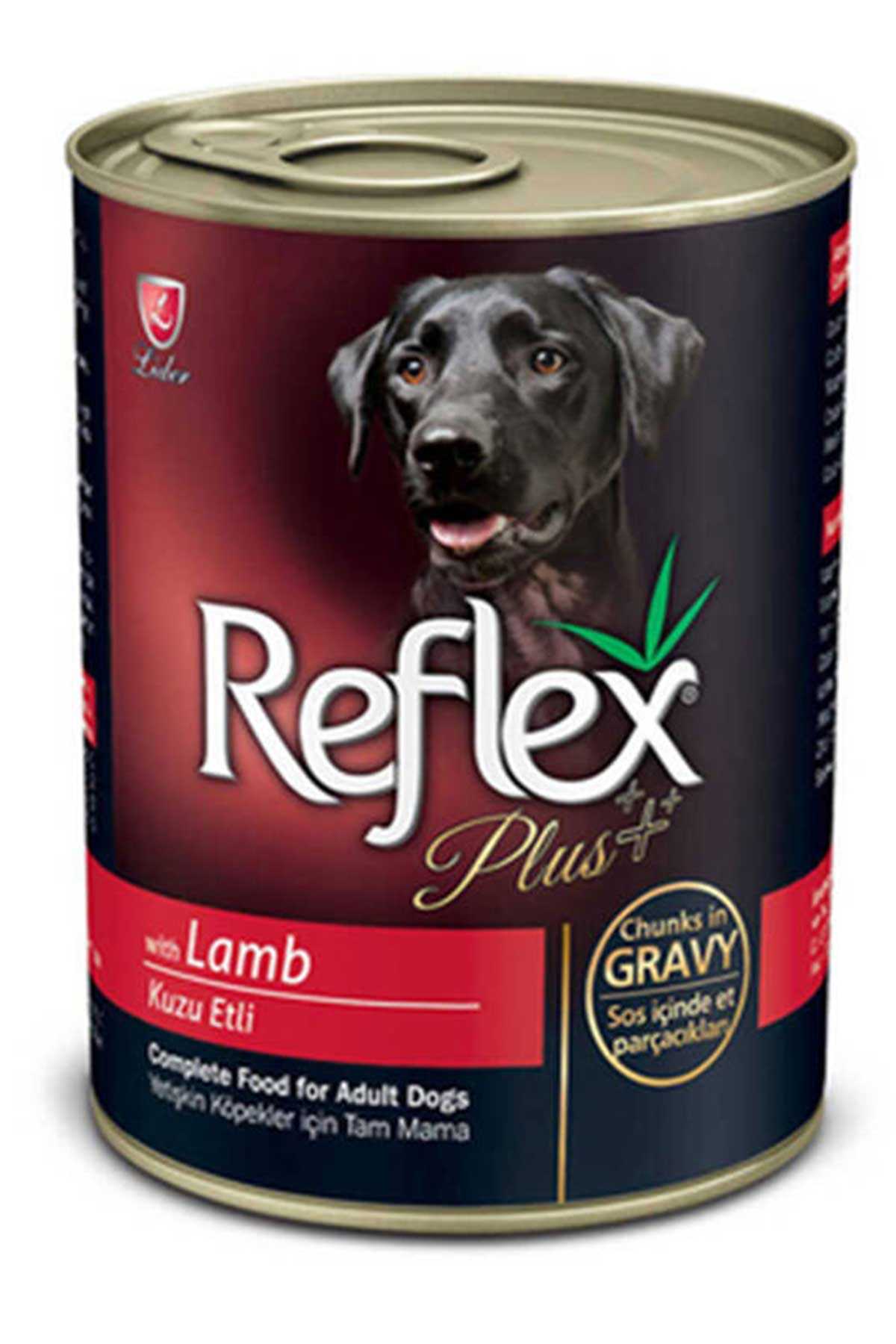 Reflex Plus Gravy Kuzulu Parça Etli Köpek Konservesi 400gr