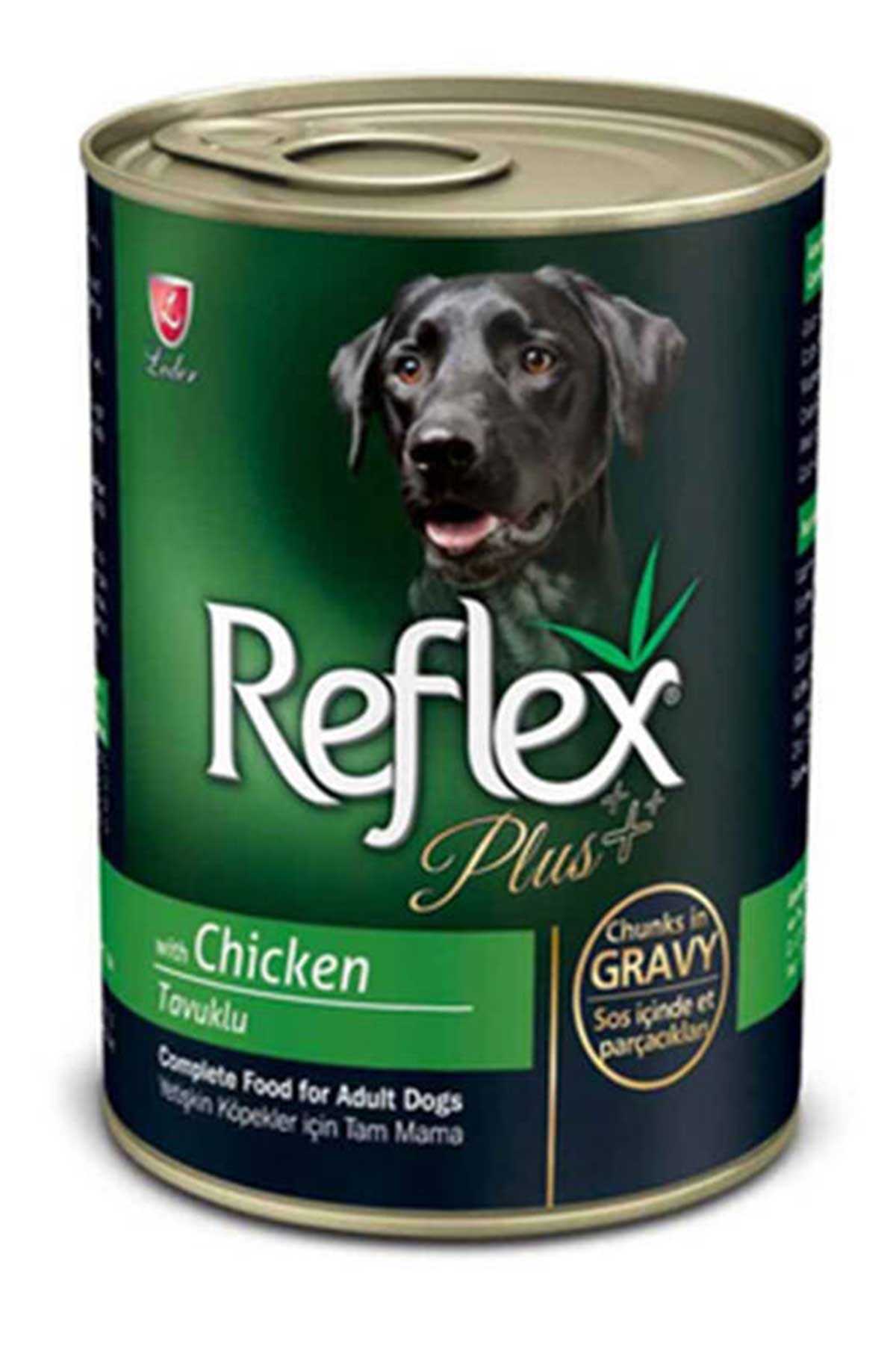 Reflex Plus Gravy Tavuklu Parça Etli Yetişkin Köpek Konservesi 400gr