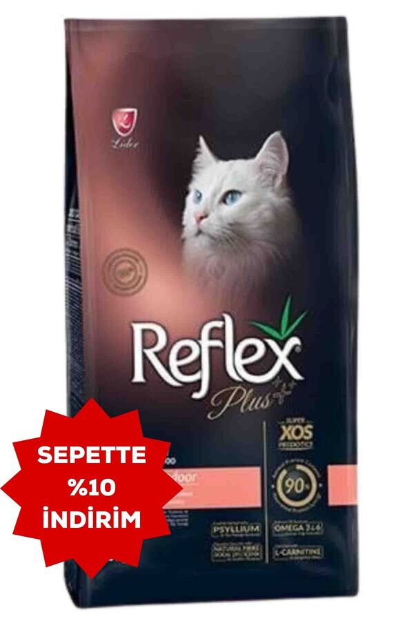Reflex Plus Hairball Somonlu Yetişkin Kedi Maması 15kg