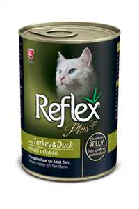 REFLEX - Reflex Plus Hindi ve Ördek Etli Kedi Konservesi 400gr