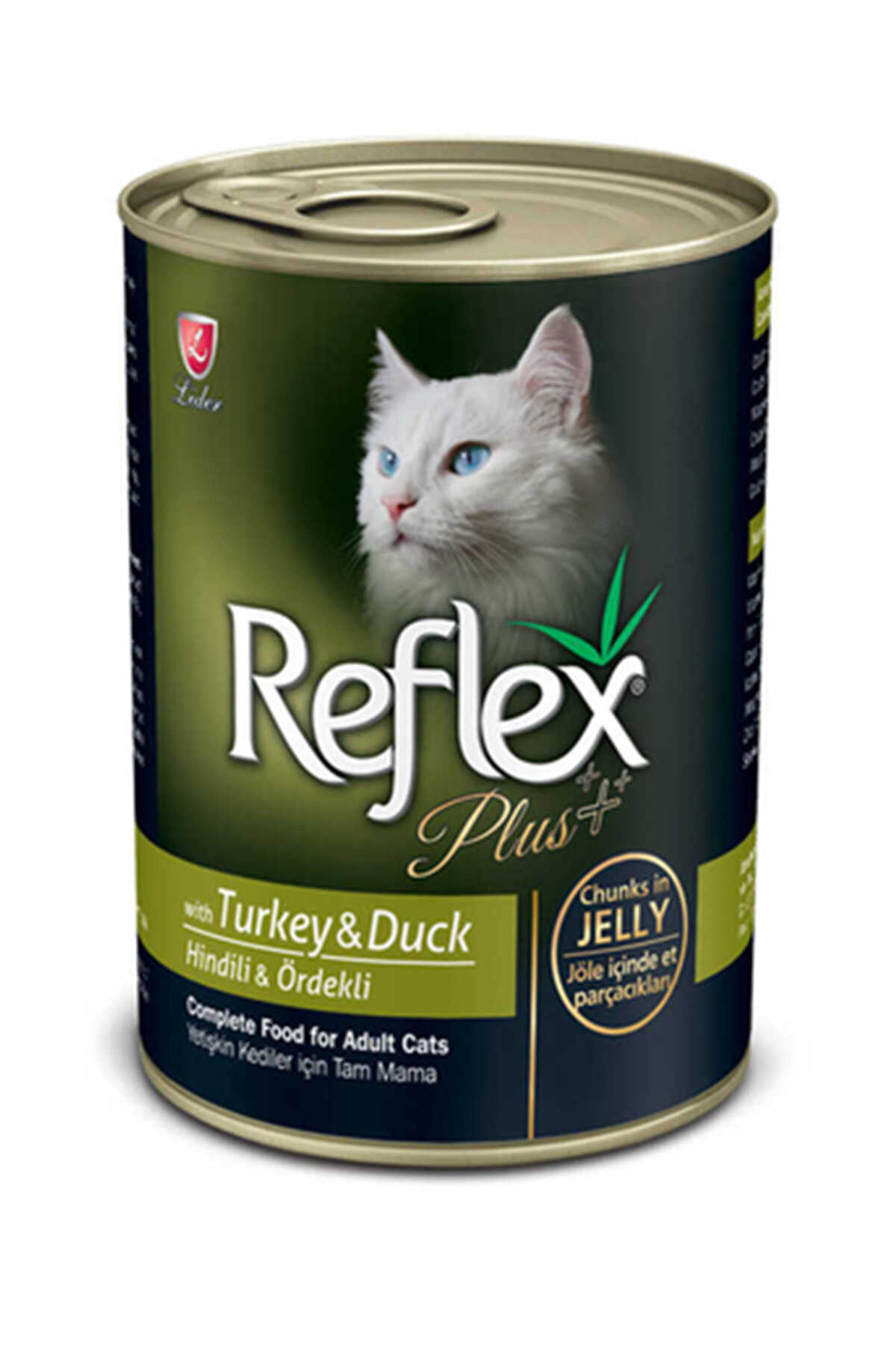 Reflex Plus Hindi ve Ördek Etli Kedi Konservesi 400gr