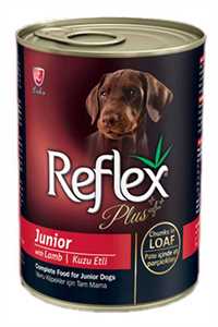 Reflex Plus Junnior Kuzulu Parça Etli Yavru Köpek Konservesi 415gr