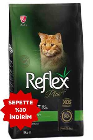 Reflex Plus Tavuklu Yetişkin Kedi Maması 8kg - Thumbnail