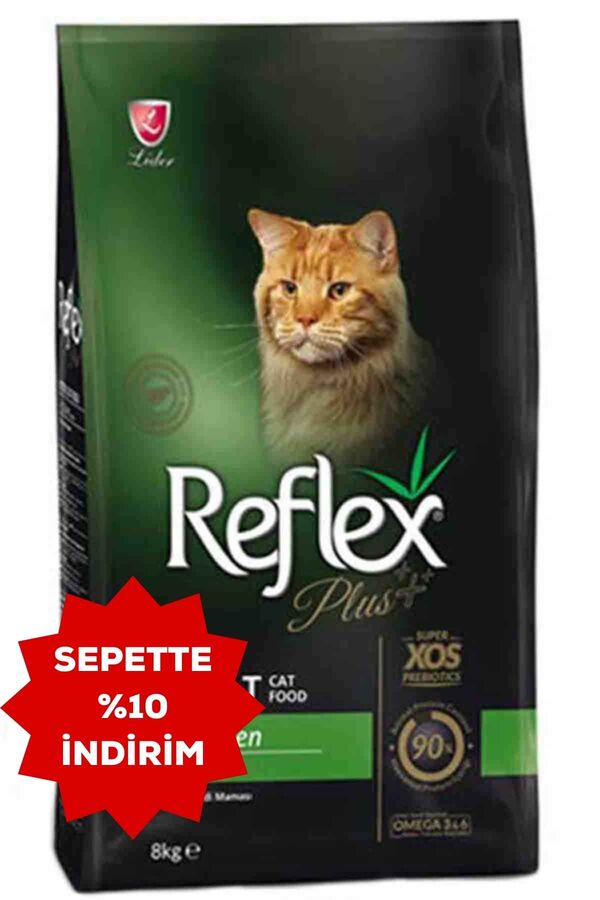 Reflex Plus Tavuklu Yetişkin Kedi Maması 8kg