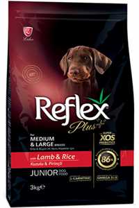 Reflex Plus Kuzu Eti ve Pirinçli Orta ve Büyük Irk Yavru Köpek Maması 3kg - Thumbnail