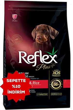 Reflex Plus Kuzu Eti ve Pirinçli Orta ve Büyük Irk Yavru Köpek Maması 3kg - Thumbnail