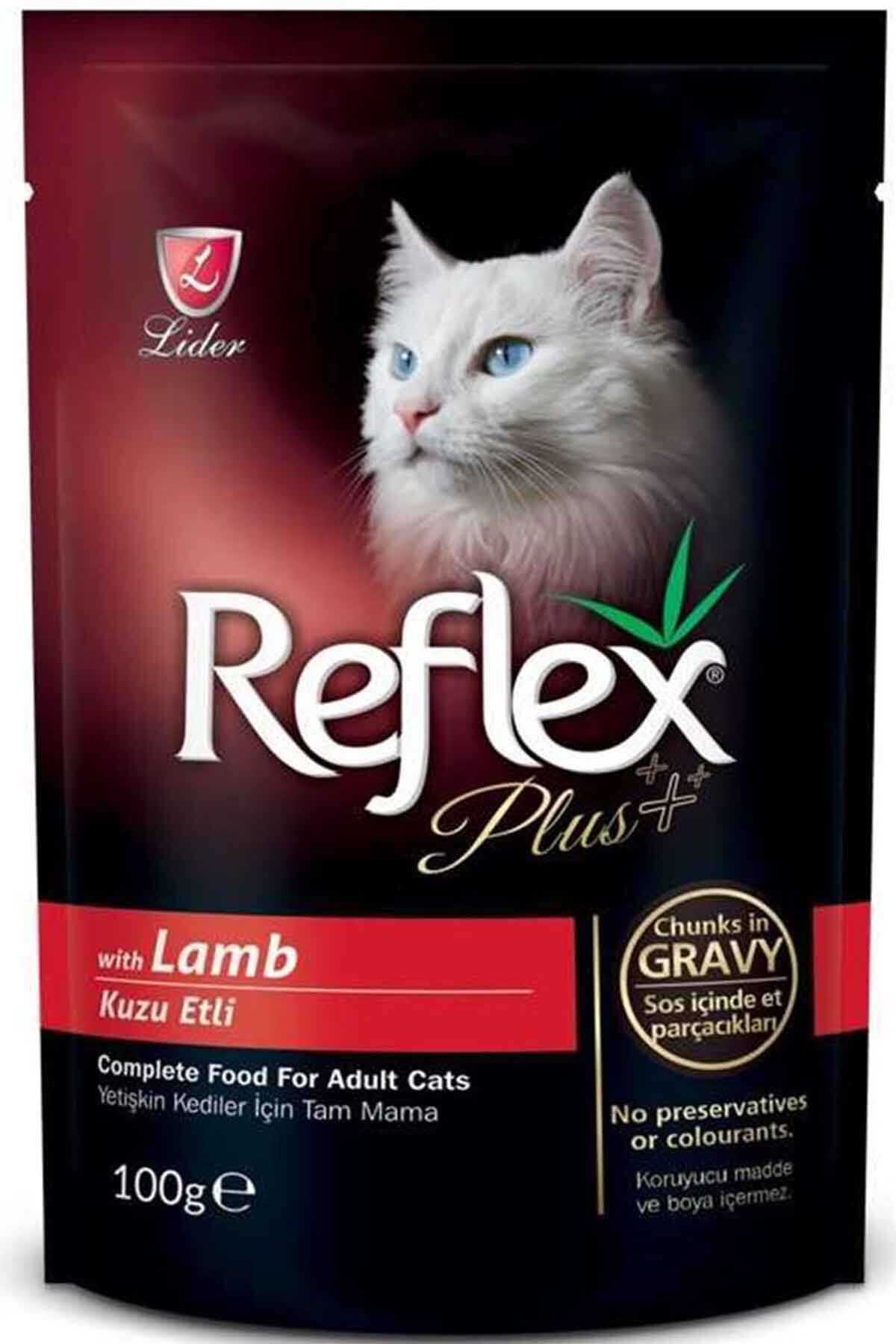 Reflex Plus Kuzu Etli Kedi Konservesi 100gr