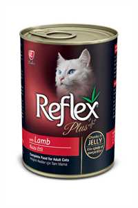 Reflex Plus Kuzu Etli ve Kümes Hayvanlı Yetişkin Kedi Konservesi 415gr