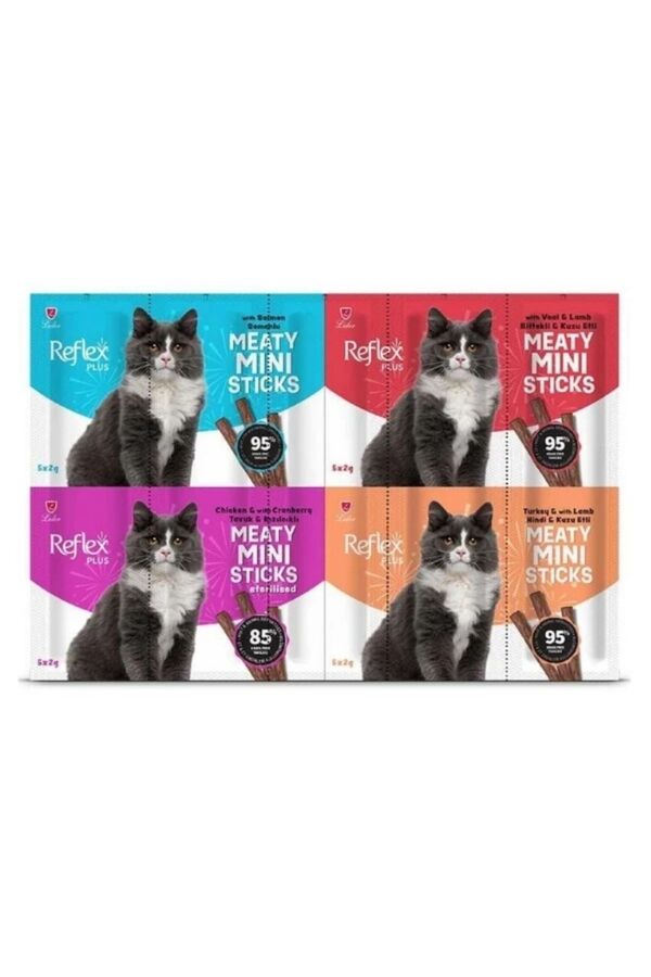 Reflex Plus Mix Karışık Tahılsız Kedi Ödül Çubuğu 20x2gr