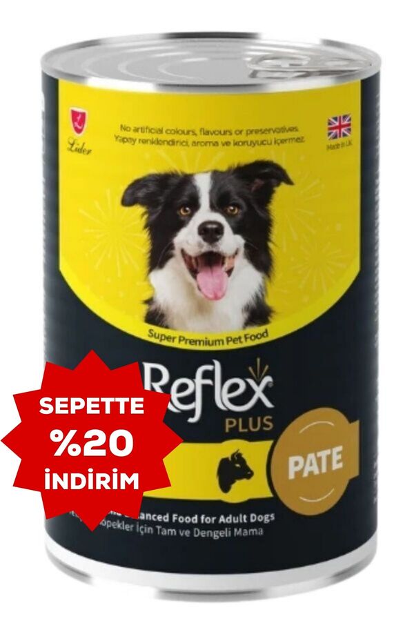 Reflex Plus Pate İçinde Dana Etli Yetişkin Köpek Konservesi 395gr