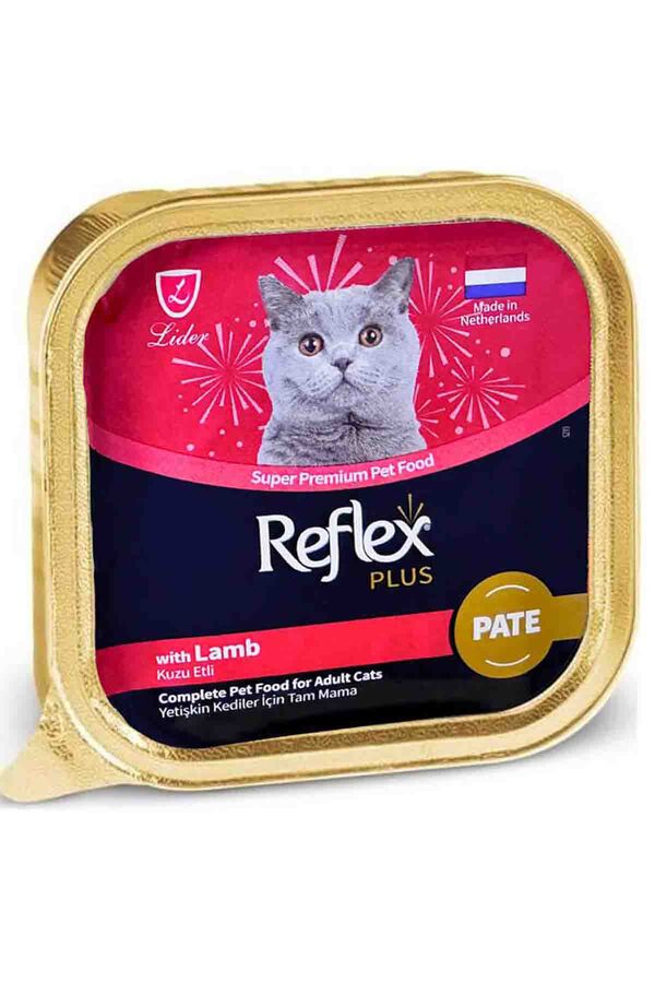 Reflex Plus Pate Kuzu Etli Yetişkin Kedi Konservesi 85gr