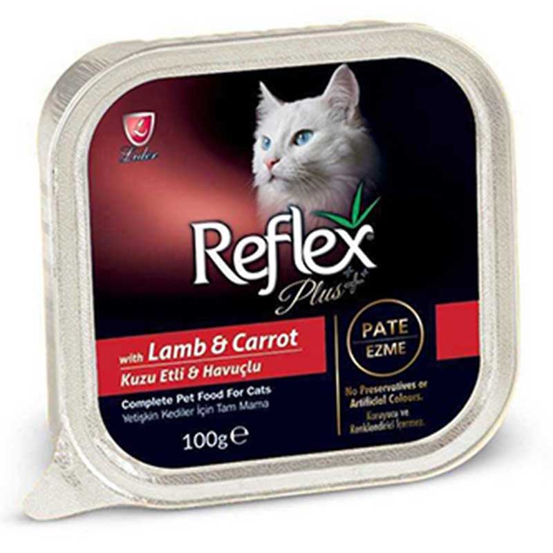 Reflex Plus Pate Kuzu Ve Havuçlu Yetişkin Kedi Konservesi 100 Gr