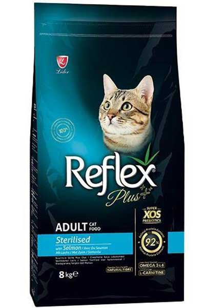 Reflex Plus Somonlu Kısırlaştırılmış Kedi Maması 8kg