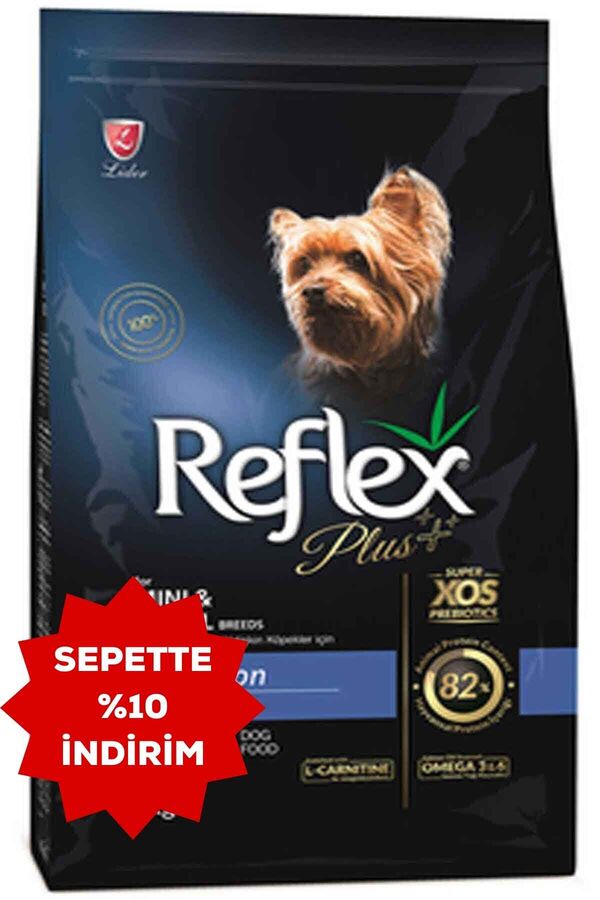 Reflex Plus Somonlu Küçük Irk Yetişkin Köpek Maması 3kg