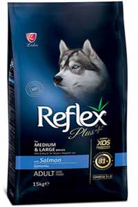 REFLEX - Reflex Plus Somonlu Orta ve Büyük Irk Yetişkin Köpek Maması 15kg