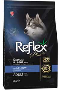 Reflex Plus Somonlu Orta ve Büyük Irk Yetişkin Köpek Maması 3kg
