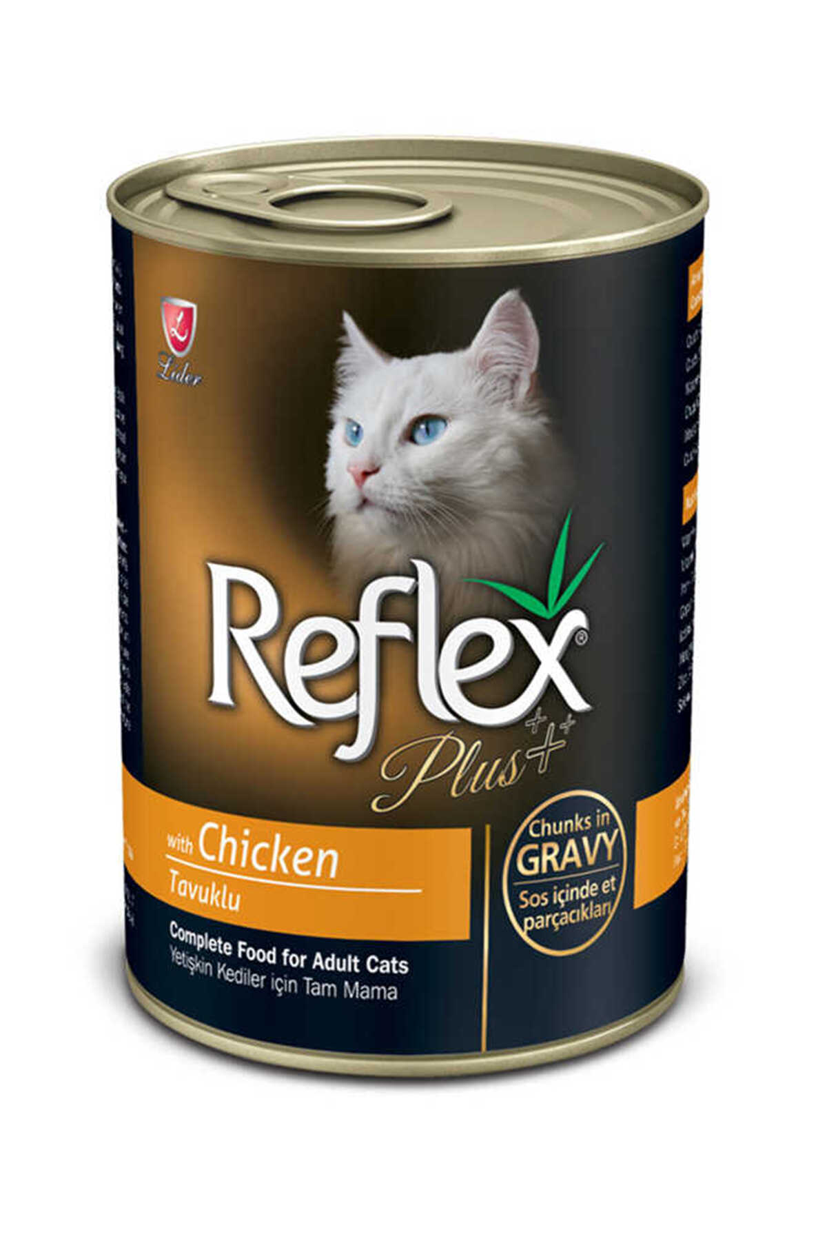 Reflex Plus Tavuklu Yetişkin Kedi Konservesi 400gr