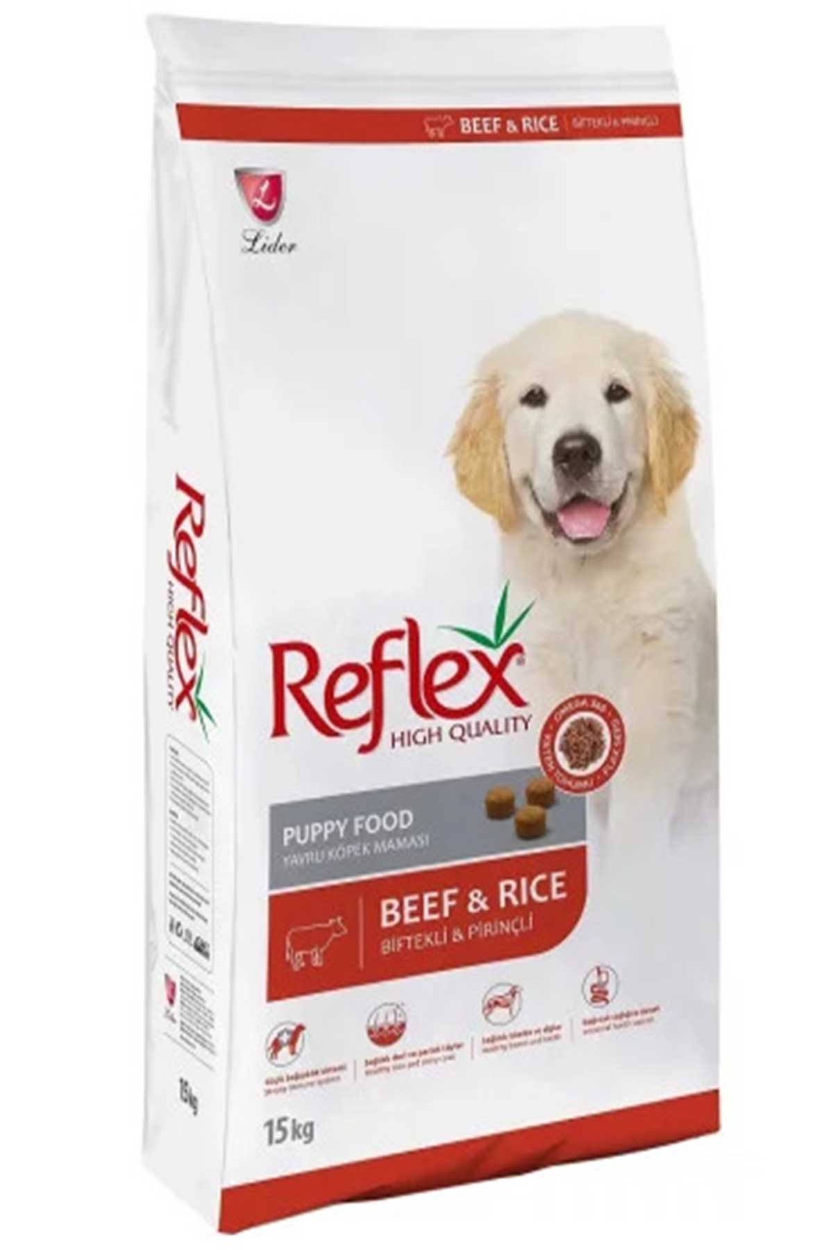 Reflex Puppy Biftekli Yavru Köpek Maması 15kg