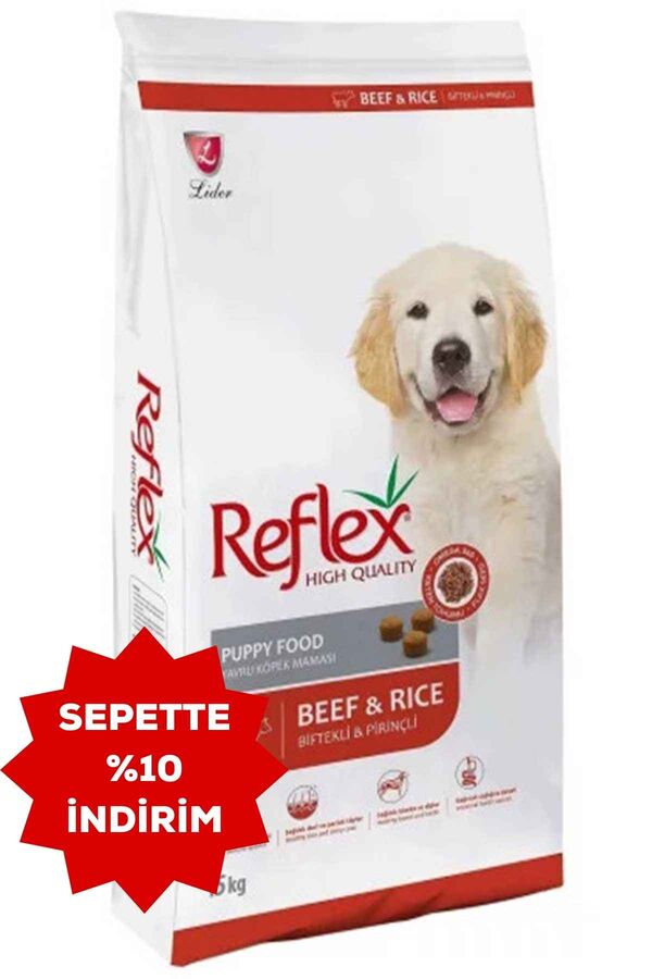 Reflex Puppy Biftekli Yavru Köpek Maması 15kg