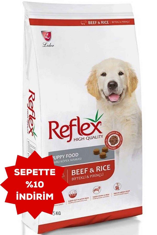 Reflex Puppy Biftekli Yavru Köpek Maması 3kg