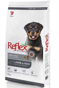 Reflex Puppy Kuzu Eti ve Pirinçli Yavru Köpek Maması 15kg - Thumbnail