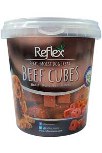 REFLEX - Reflex Semi-Moist Biftekli Küp Köpek Ödül Maması 500gr