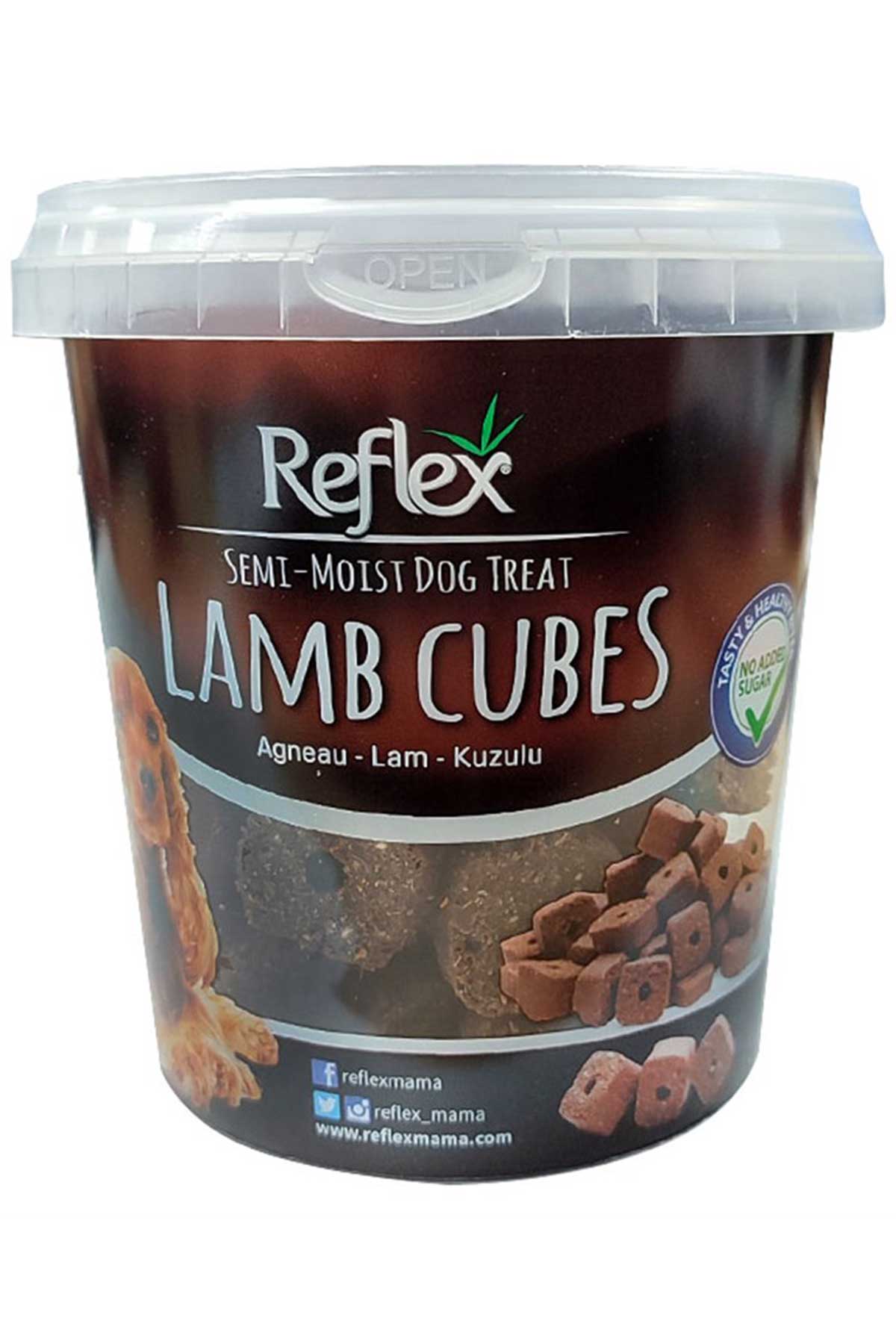 Reflex Semi-Moist Kuzulu Küp Köpek Ödül Maması 500gr