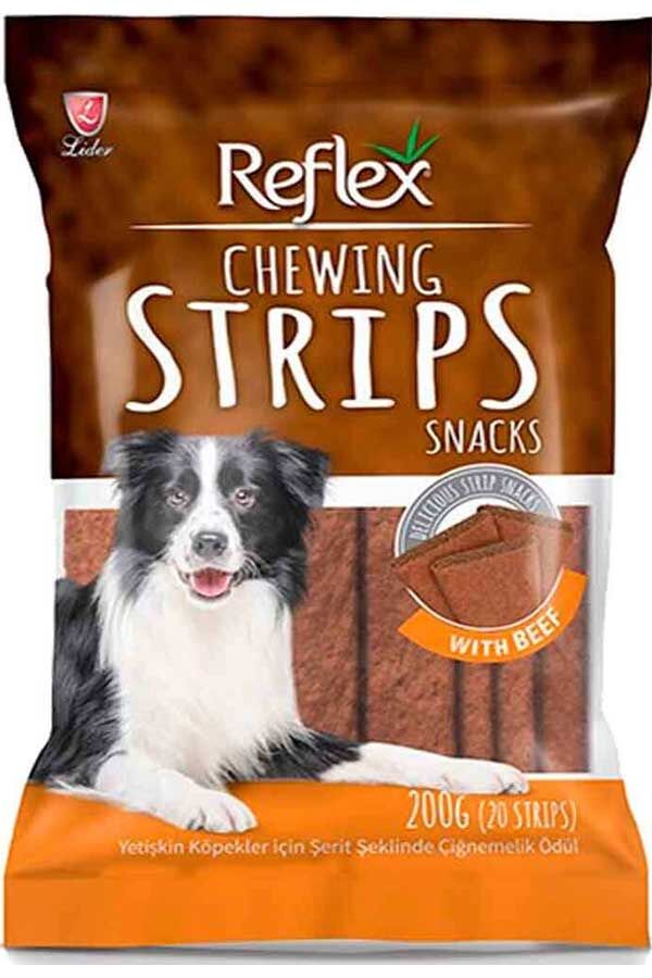 Reflex Biftekli Şerit Şeklinde Köpek Ödül Maması 200gr